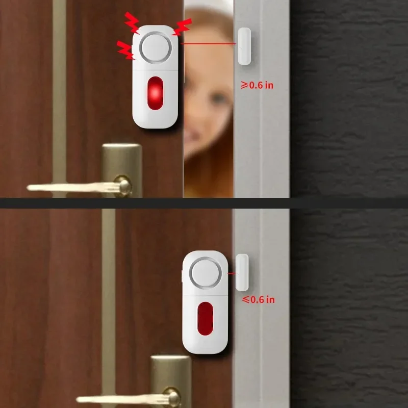 Door Wedge Alarm - Czujnik okna drzwi Bezprzewodowy alarm antywłamaniowy