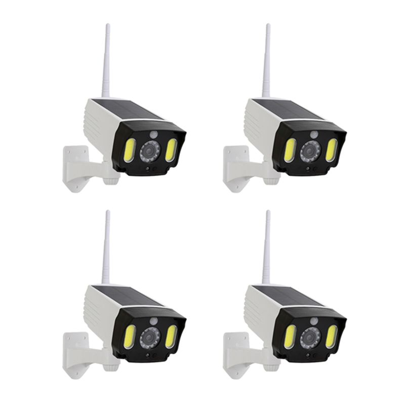 Fake Camera Dummy - VOFUN-4X Solarna lampa z czujnikiem ruchu,