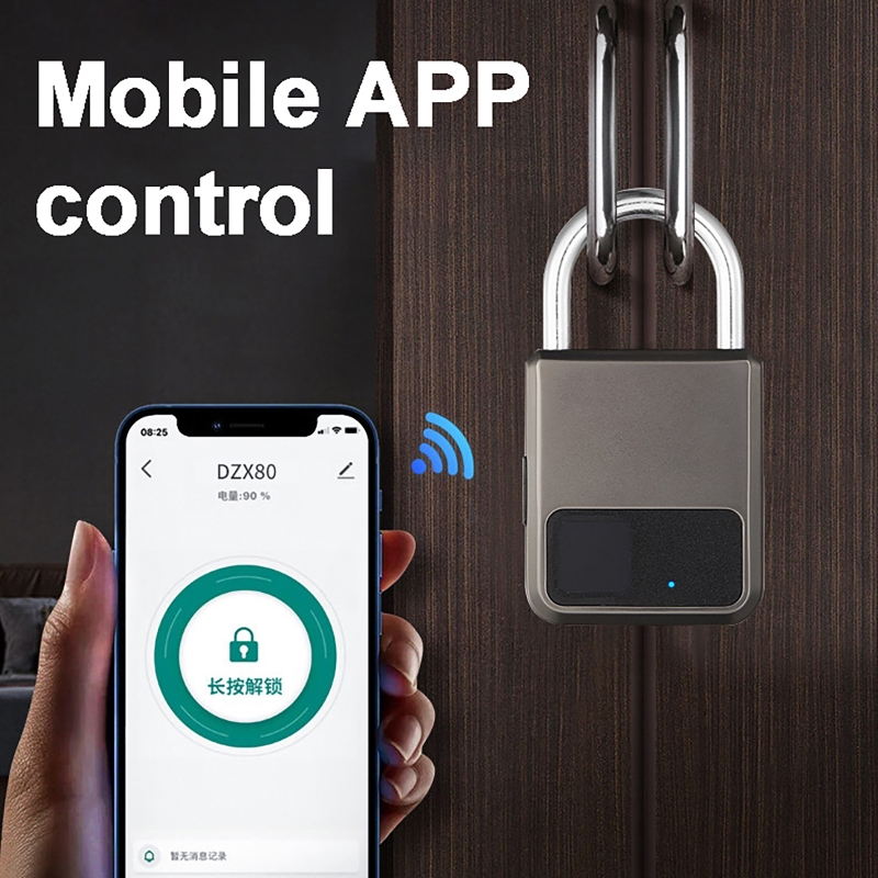 Home Security App - Inteligentna kłódka Tuya z 20 kodami,