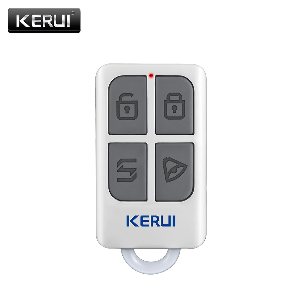 Home Security Kit - KERUI bezprzewodowy, wysokowydajny przenośny pilot 4-przyciskowy