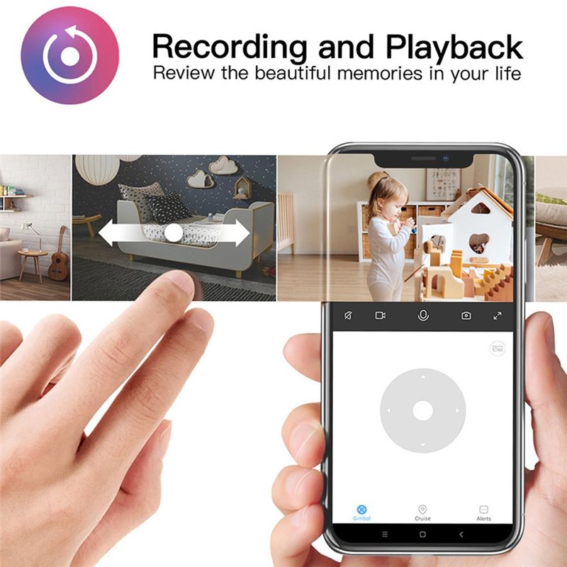 Home Security Essential - Niezbędna wewnętrzna kamera Wi-Fi Tuya, niania