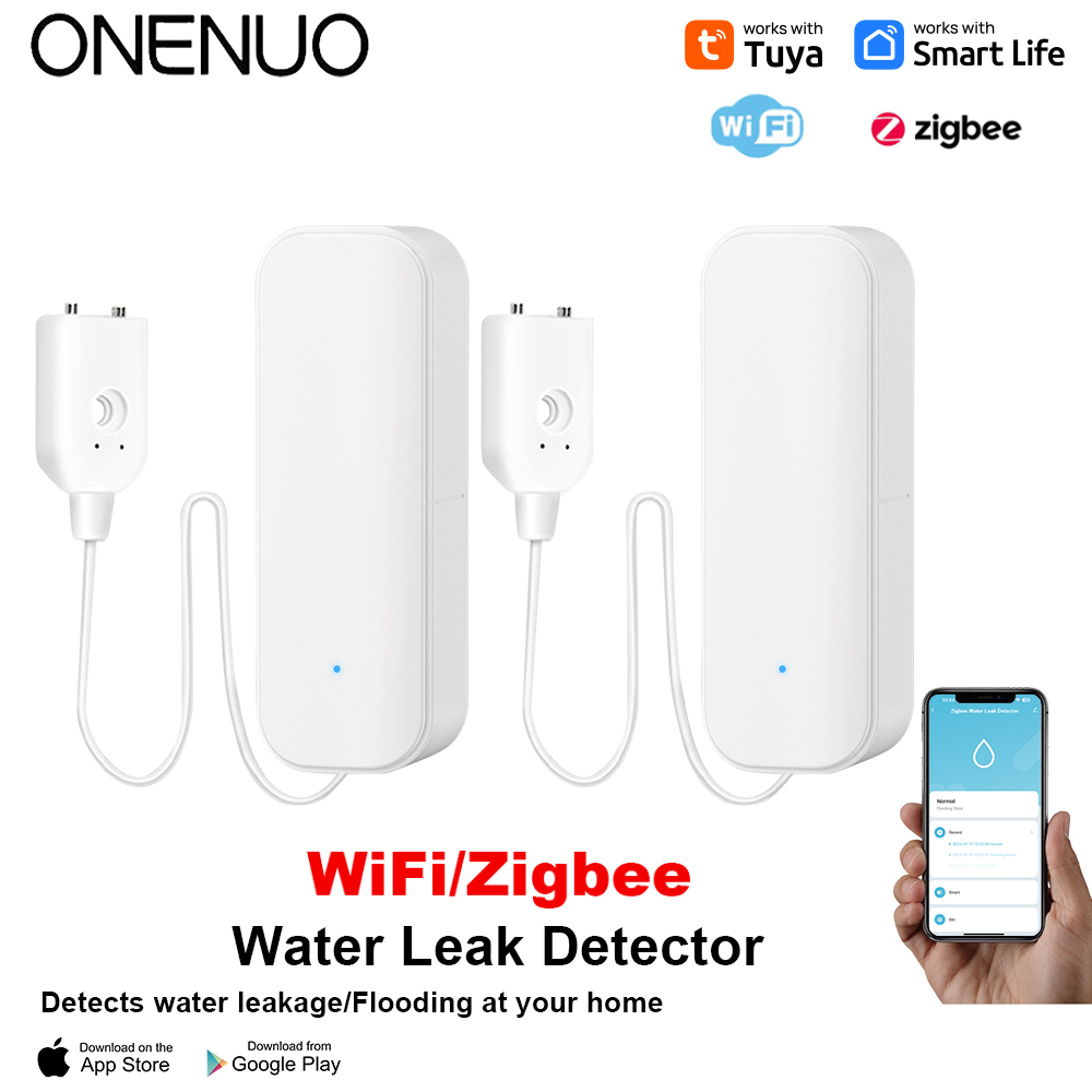 Home Security Monitoring - WiFi/Zigbee czujnik wody Tuya Alarm wycieku