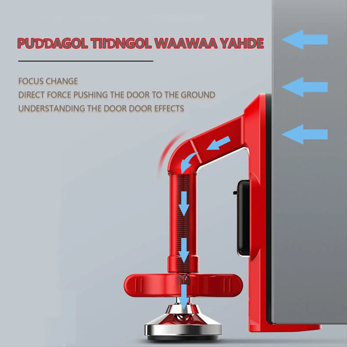 Door Wedge Alarm - Przenośny alarmowy blokada drzwi, przenośny zamek