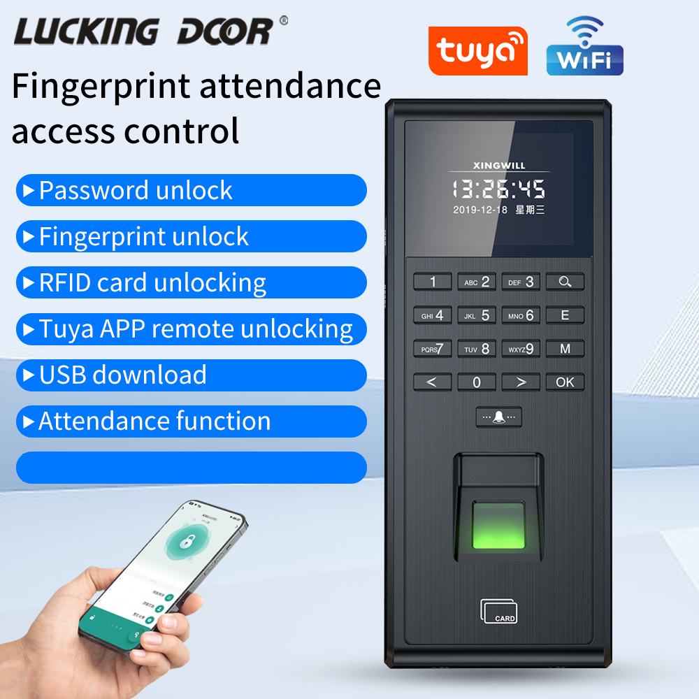 Home Security System - Tuya inteligentne biometryczne rozpoznawanie linii papilarnych