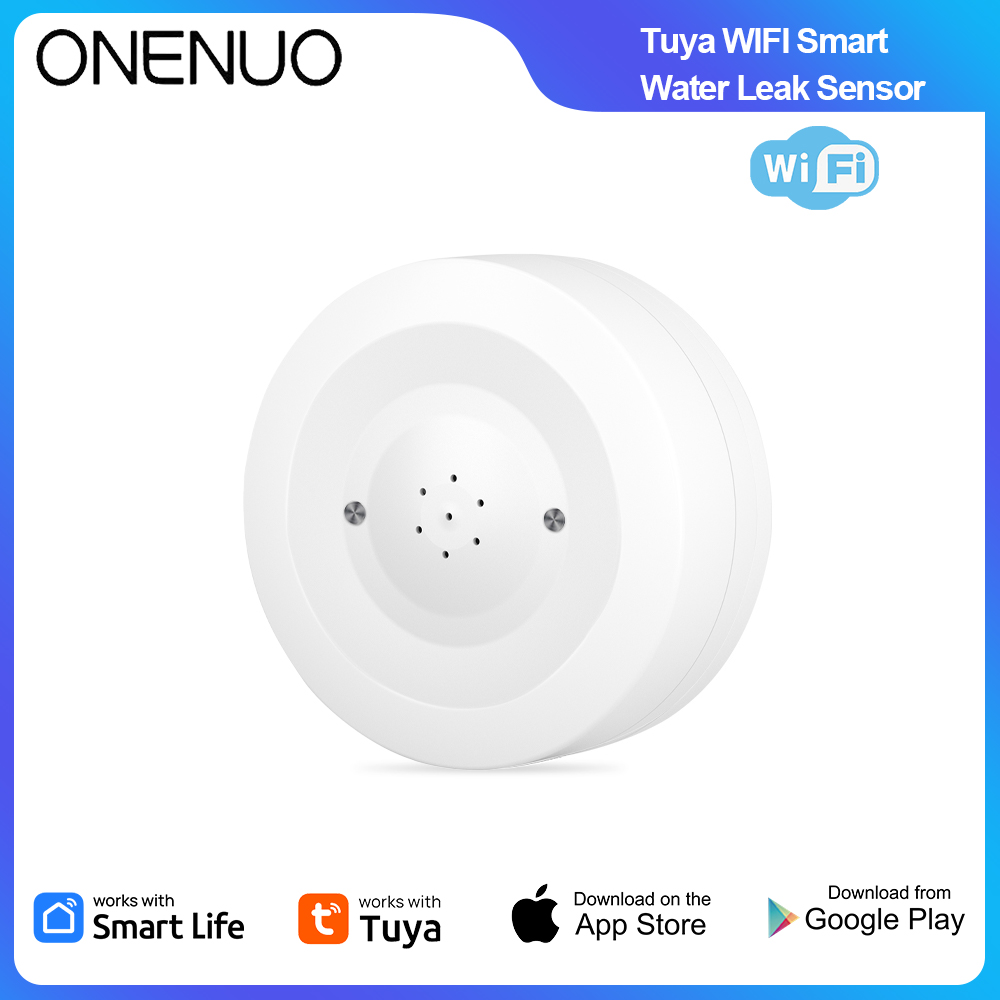 Home Security Monitoring - Czujnik wycieku wody ONENUO WiFi Tuya,