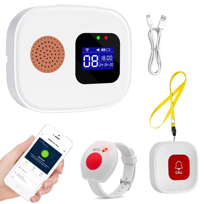 Home Security Monitoring - Przycisk alarmowy dla seniorów, system alarmowy