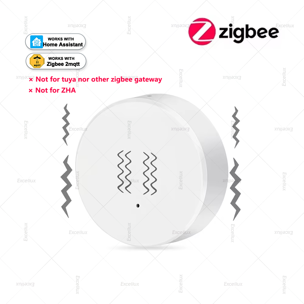 Home Security App - Czujnik wibracji Zigbee 3.0 Smart, alarm