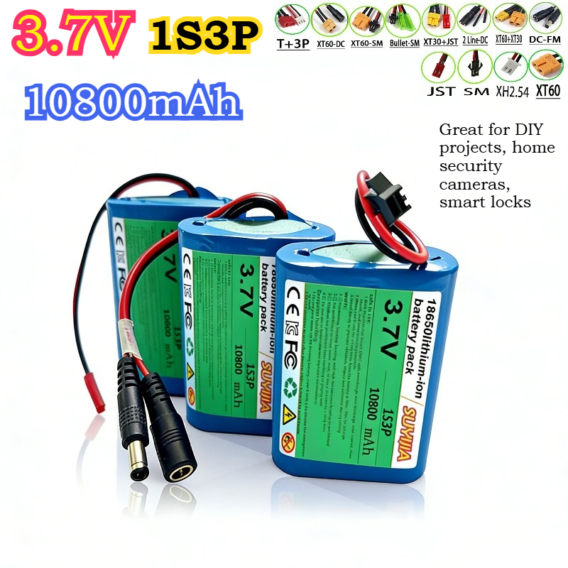 3.7V 10800mAh 1S3P 18650 Nowy  – Home Security Project recenzja i cena