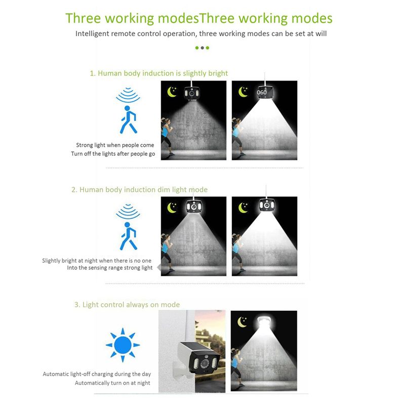 VOFUN-4X Solarna lampa z czujn – Fake Camera Dummy recenzja i cena