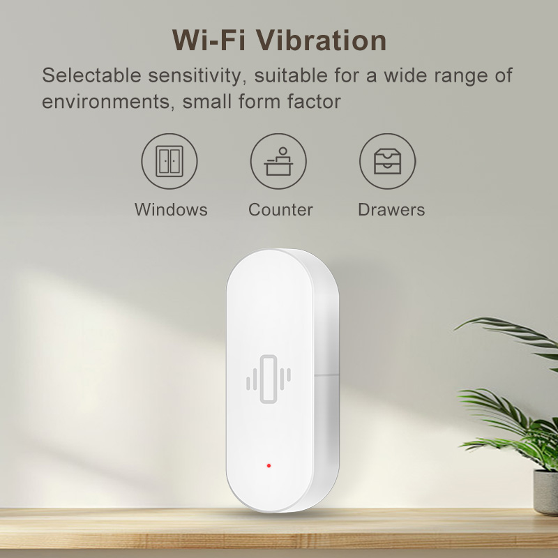 Czujnik wibracji Tuya WiFi, cz – Home Security App recenzja i cena
