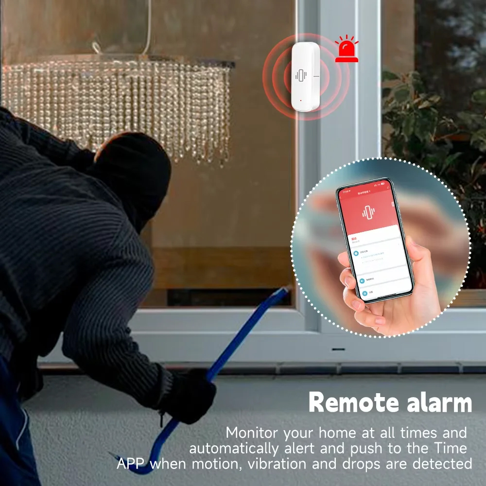 Inteligentny czujnik wibracji  – Home Security Monitoring recenzja i cena