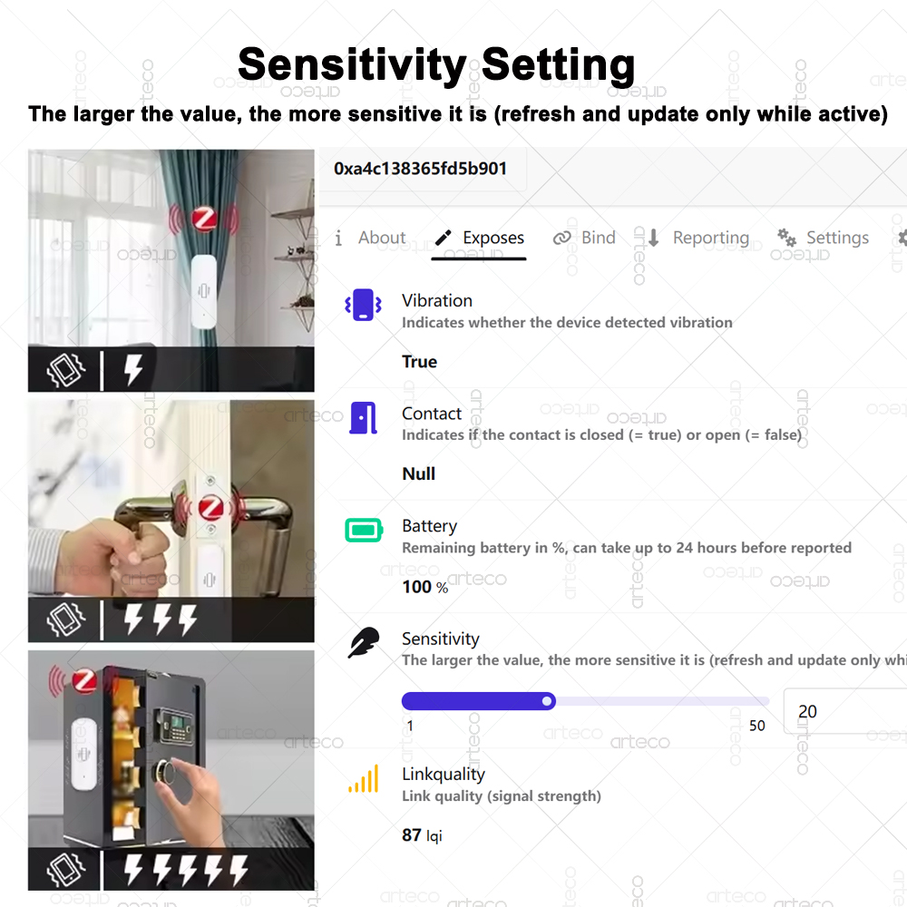 Inteligentny czujnik wibracji  – Home Security Monitoring recenzja i cena
