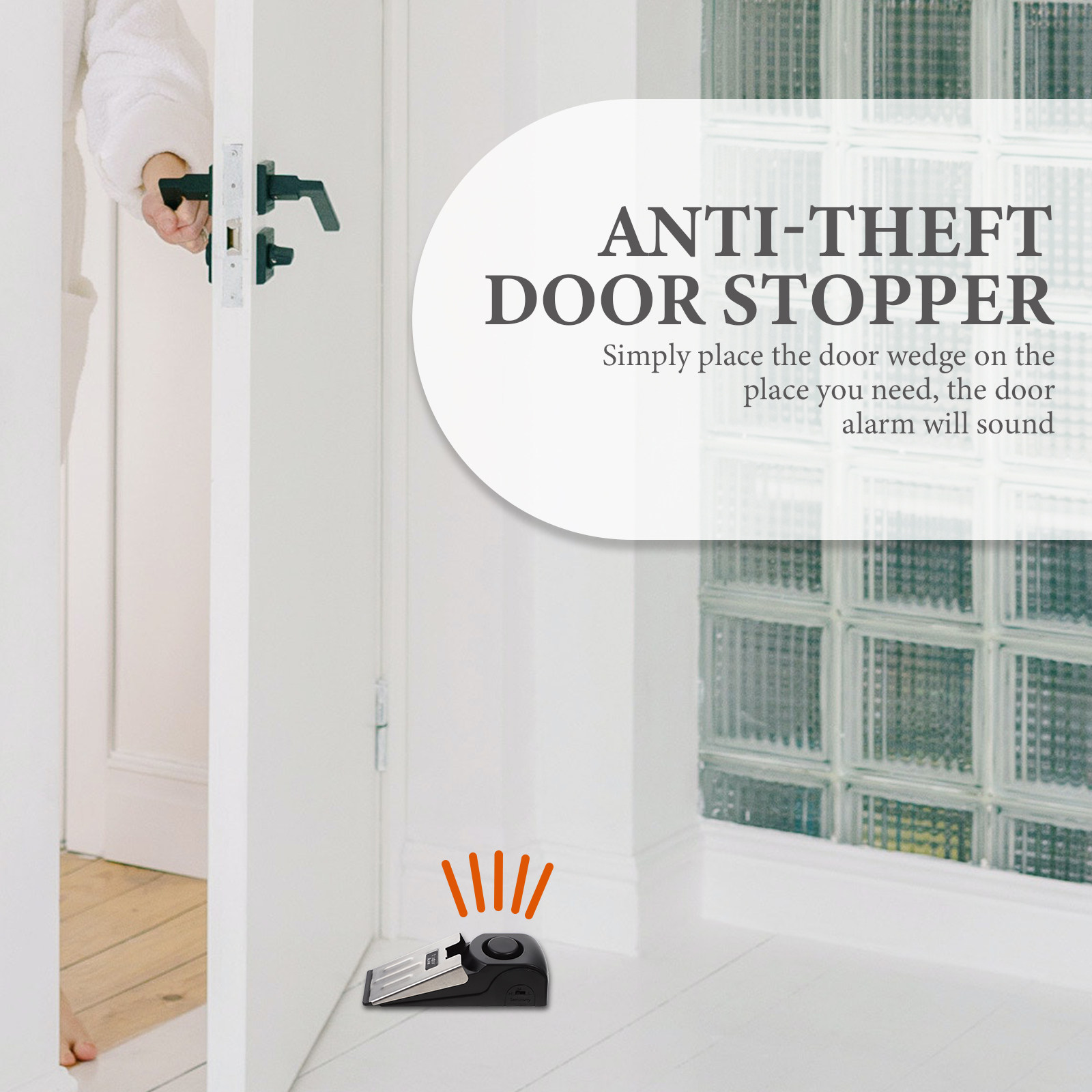Klin do drzwi z alarmem, zabez – Door Wedge Alarm recenzja i cena