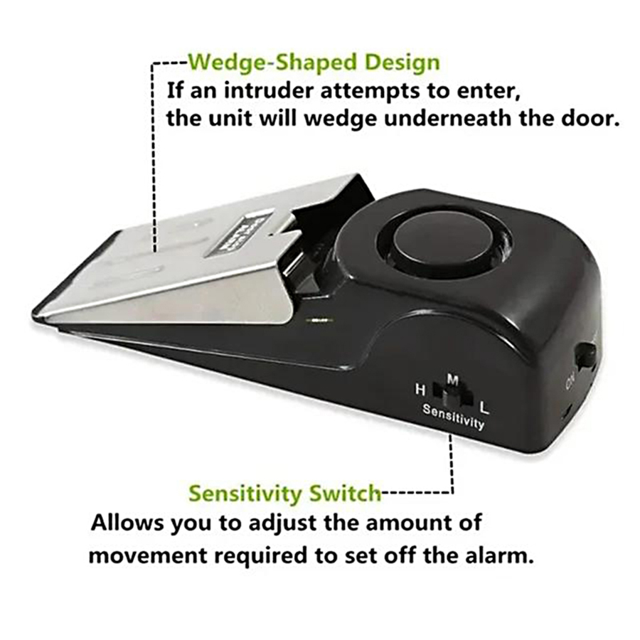 Alarm odbojnika drzwi, odbojni – Door Wedge Alarm recenzja i cena