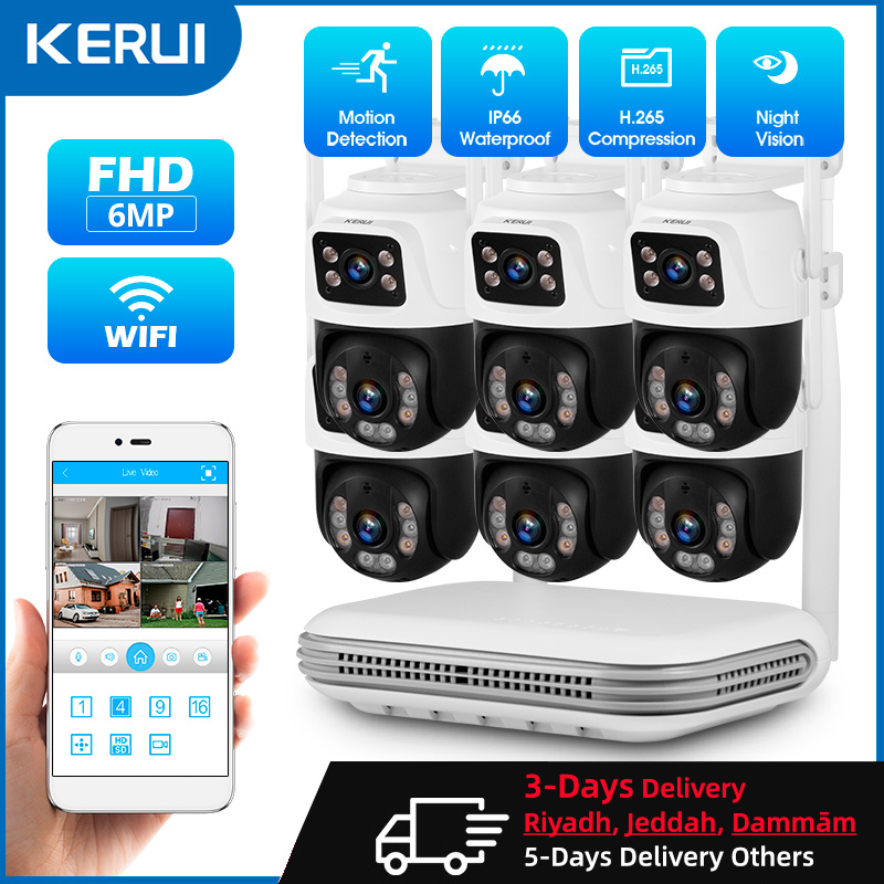 KERUI Wodoodporny 6MP HD Bezpr – Home Security Kit recenzja i cena