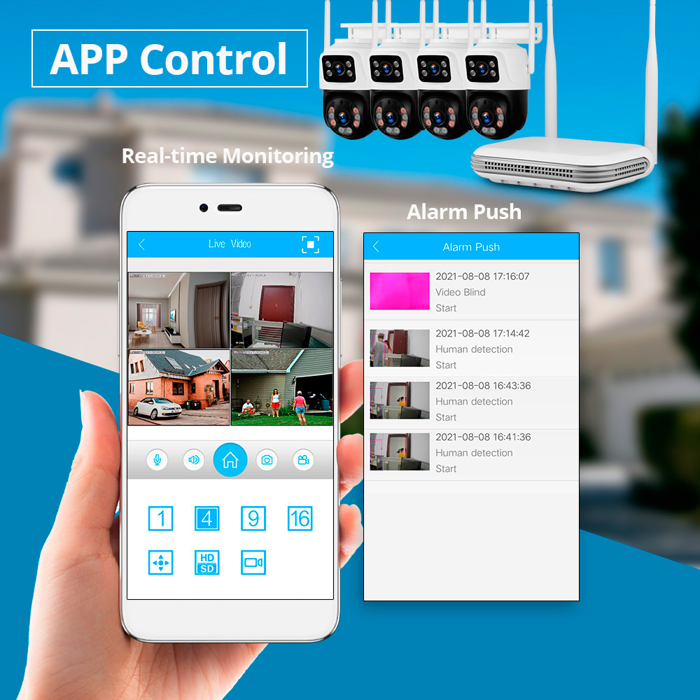 KERUI Wodoodporny 6MP HD Bezpr – Home Security Kit recenzja i cena