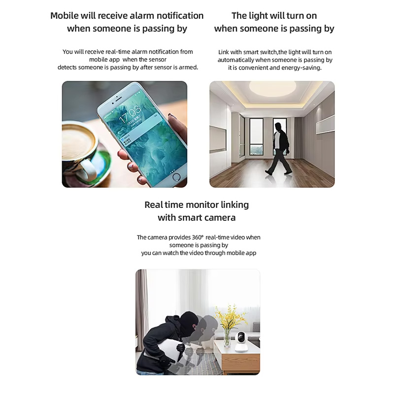 Inteligentny czujnik ruchu PIR – Home Security App recenzja i cena