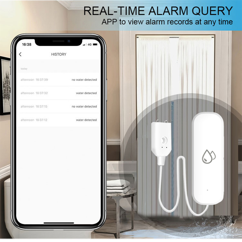 Czujnik wycieku wody Tuya WiFi – Home Security Monitoring recenzja i cena