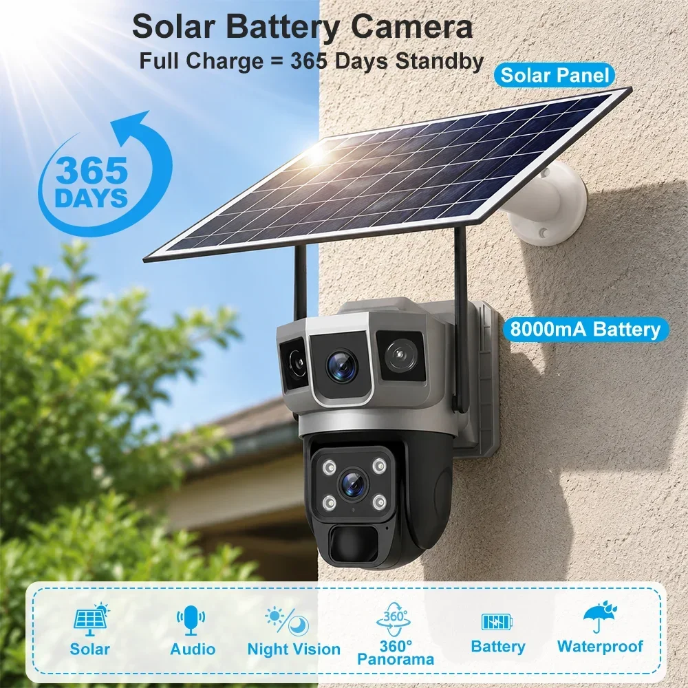 Kamera V380 4K z trzema ekrana – Home Security Ideas recenzja i cena
