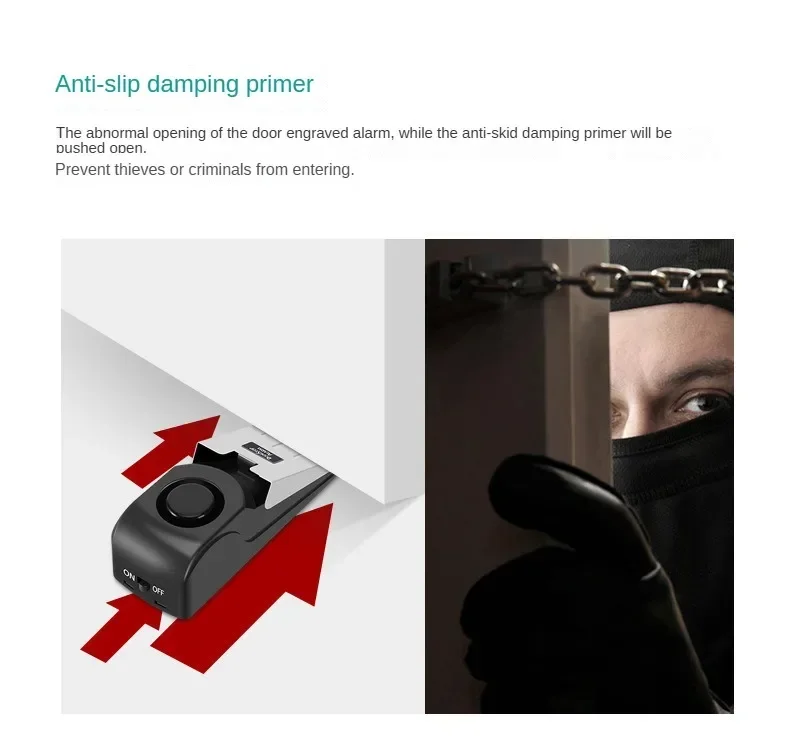 Alarm antywłamaniowy do drzwi  – Door Wedge Alarm recenzja i cena