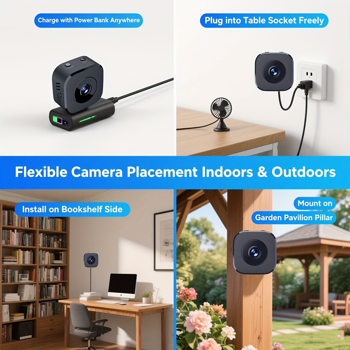 Miniaturowa kamera WiFi HD 108 – Home Security Monitoring recenzja i cena