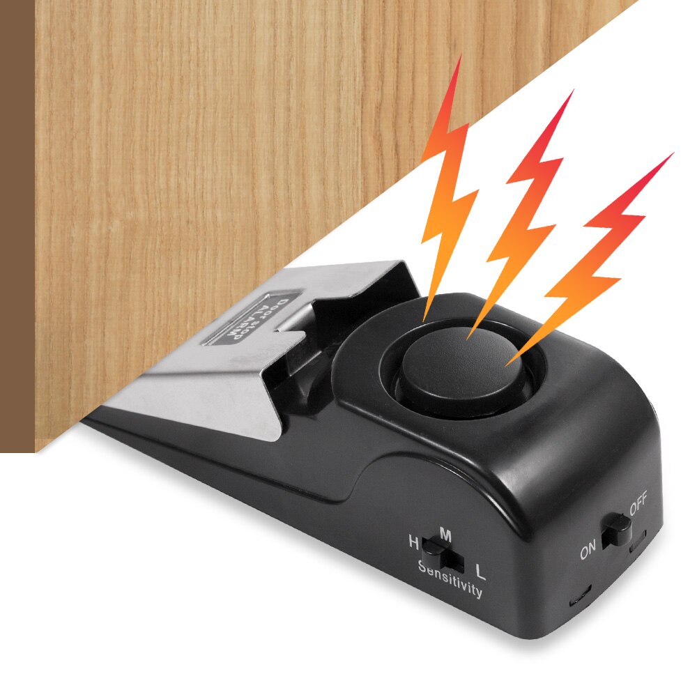 2 szt. Bezprzewodowy alarm do  – Door Wedge Alarm recenzja i cena