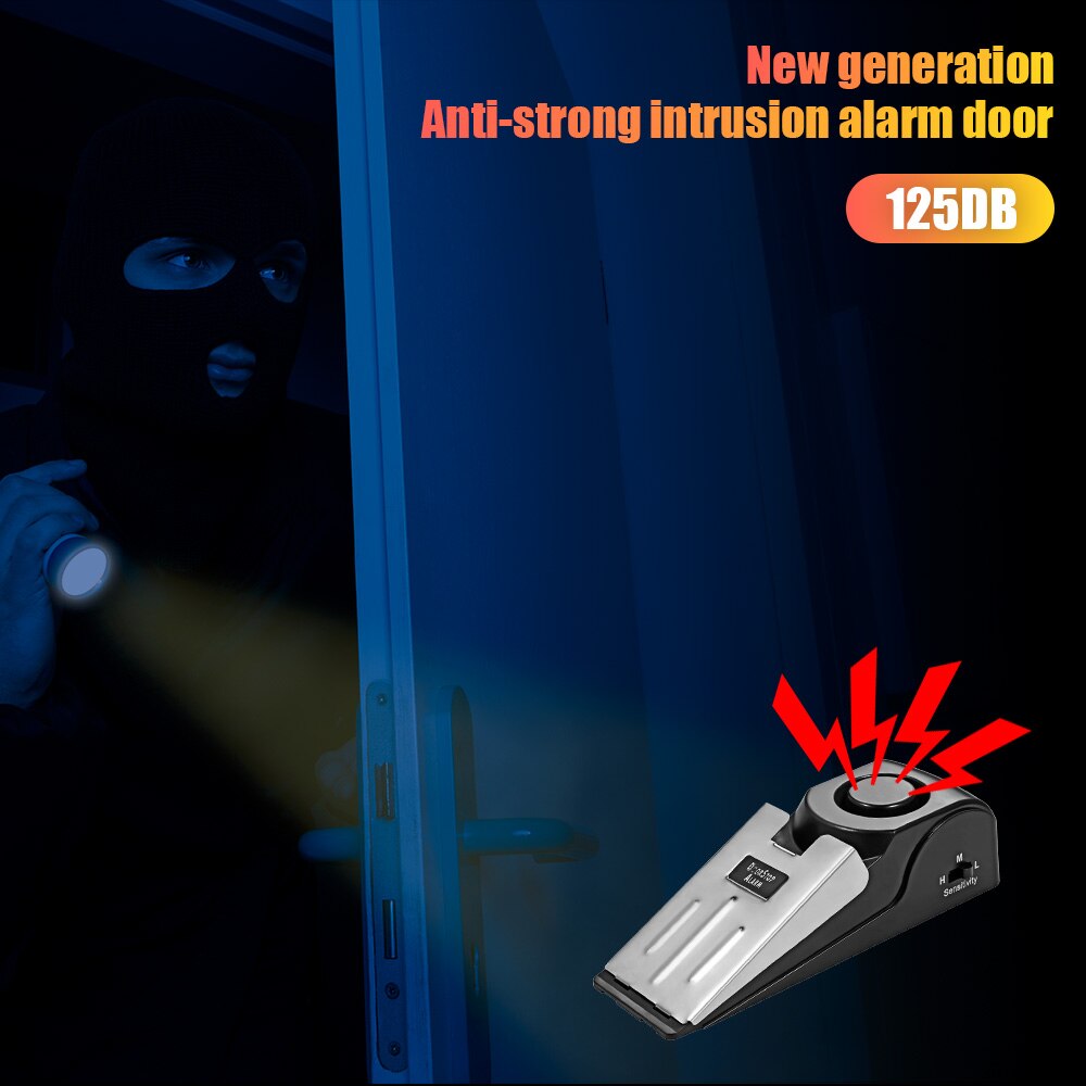 2 szt. Bezprzewodowy alarm do  – Door Wedge Alarm recenzja i cena