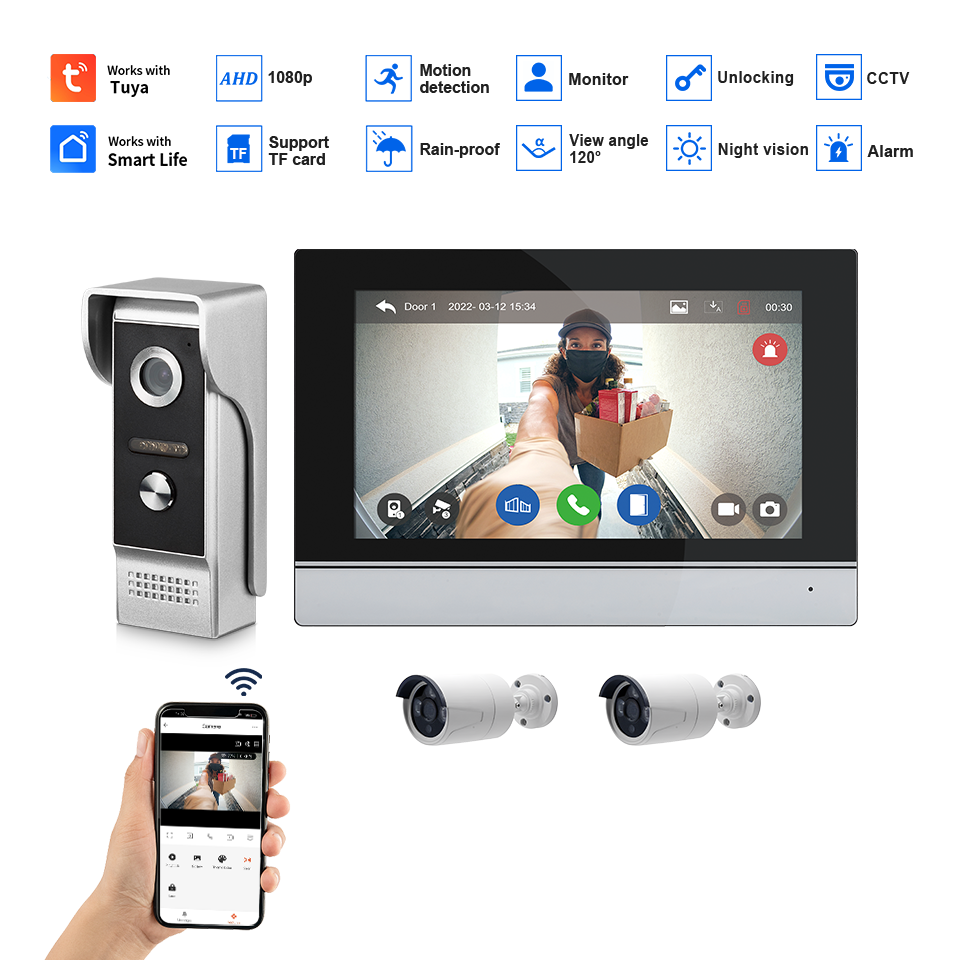 7-calowy ekran IPS, 2MP, zdaln – Home Security Ideas recenzja i cena