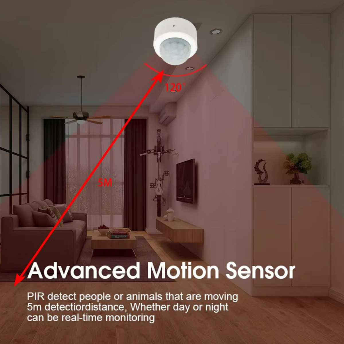 Czujnik ruchu Zigbee 3.0 Mini  – Home Security App recenzja i cena